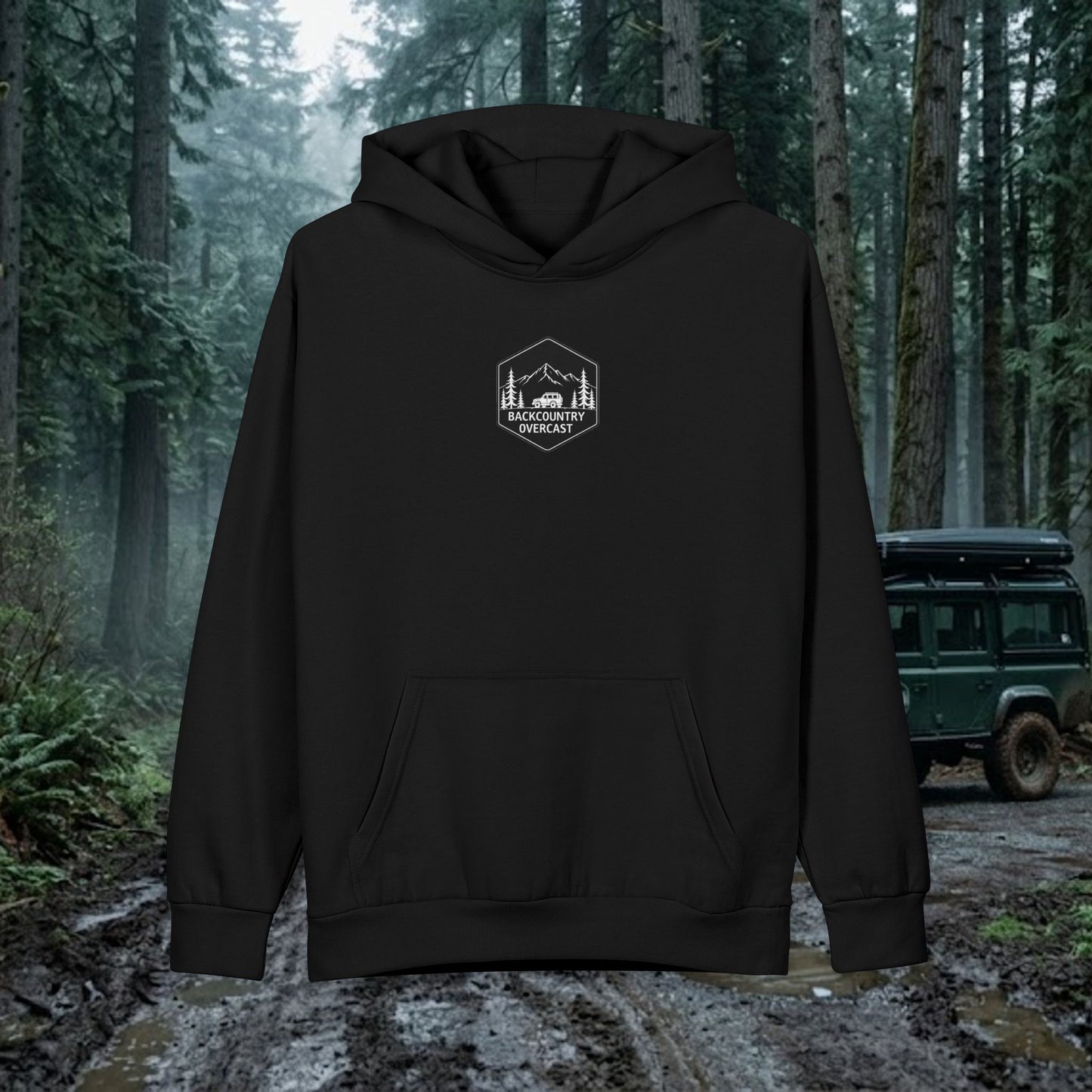 The Hexagon Rig Heavyweight Hoodie-BackCountry Overcast