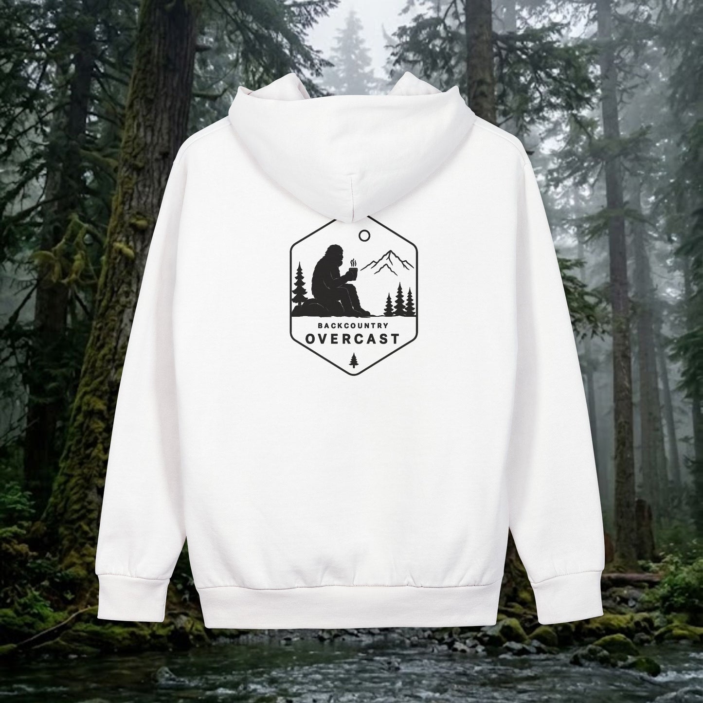 The Backcountry Brew Heavyweight Hoodie- BackCountry Overcast