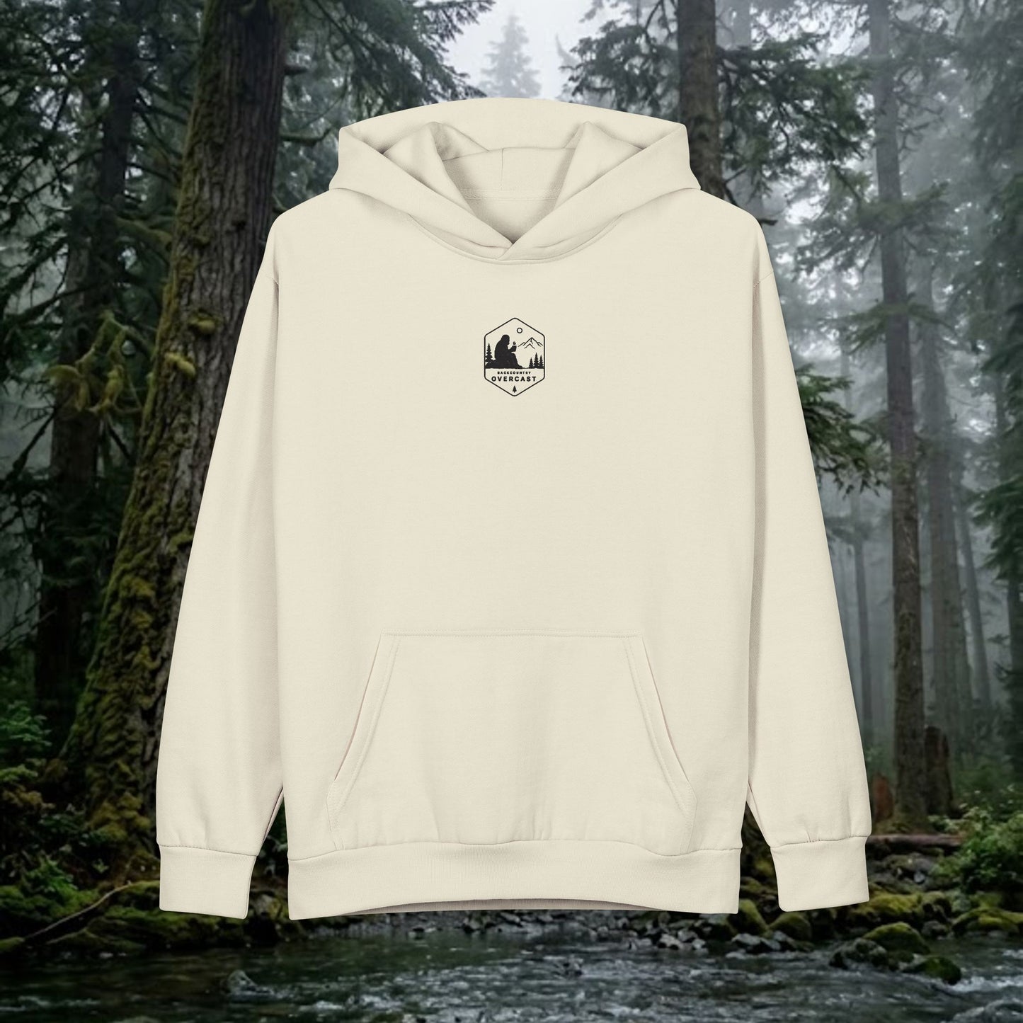 The Backcountry Brew Heavyweight Hoodie- BackCountry Overcast
