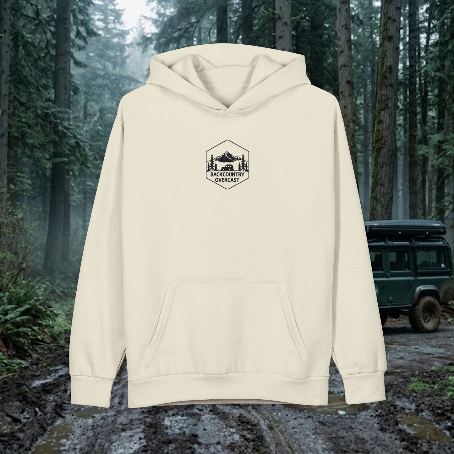 The Hexagon Rig Heavyweight Hoodie-BackCountry Overcast