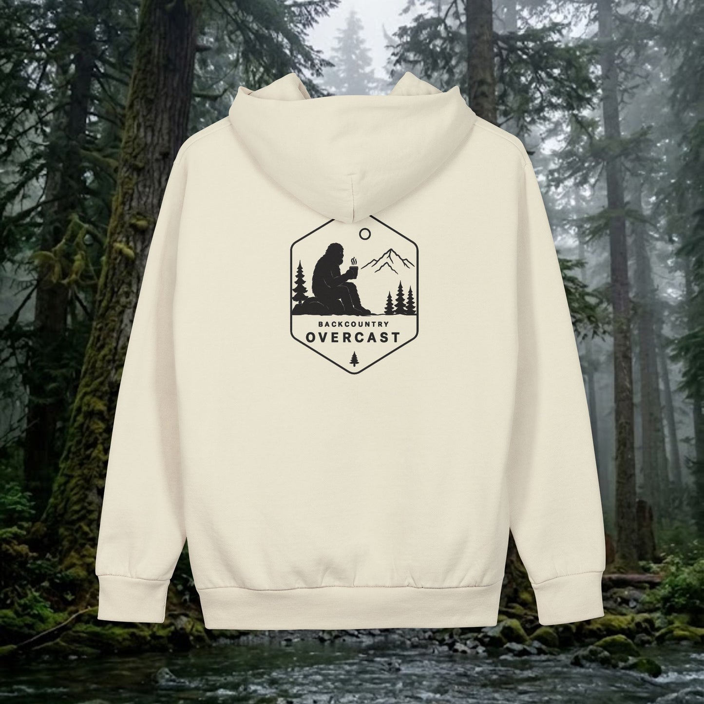 The Backcountry Brew Heavyweight Hoodie- BackCountry Overcast