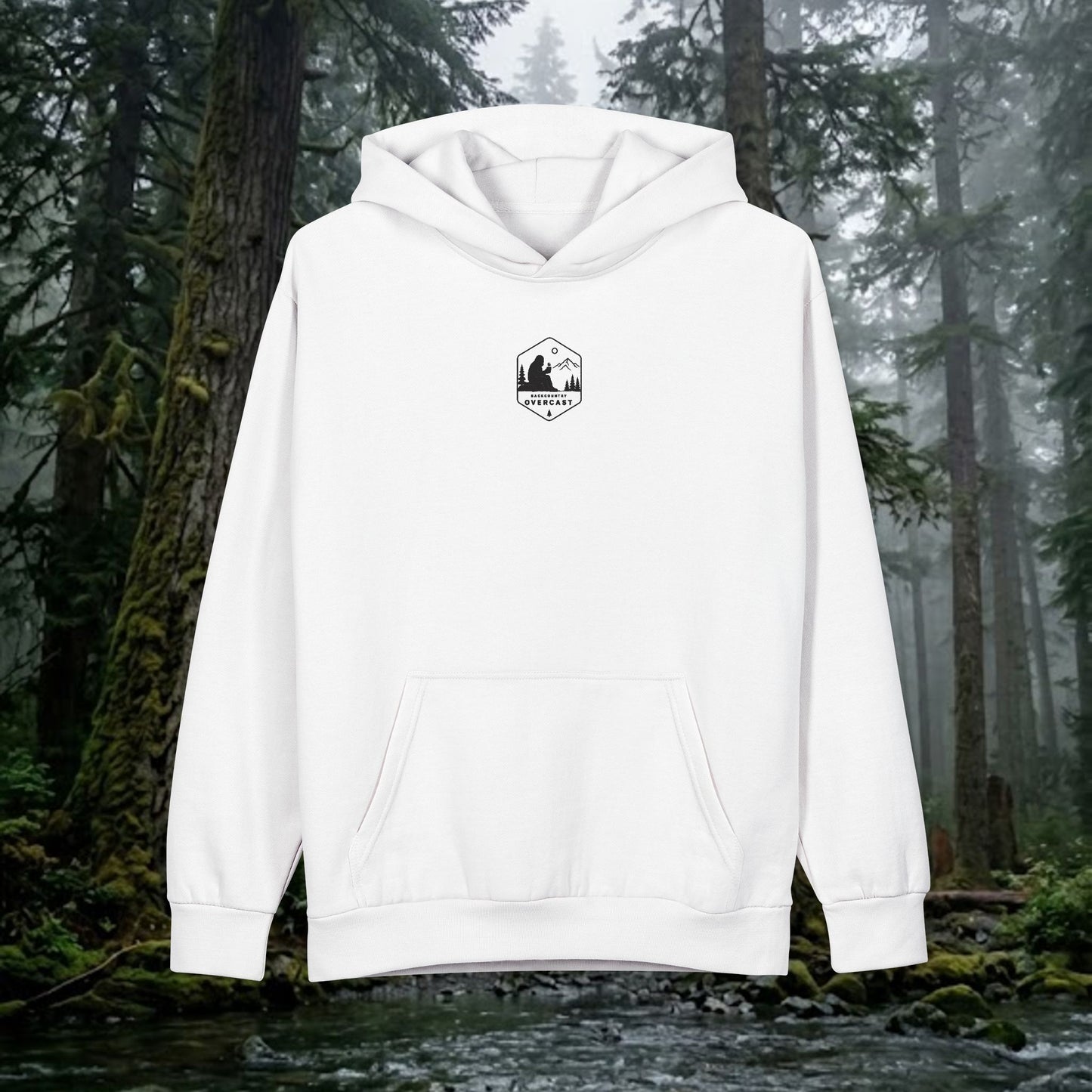 The Backcountry Brew Heavyweight Hoodie- BackCountry Overcast
